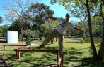 Se equilibrando no Parque das Águas em Caxambu - MG