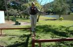 Se equilibrando no Parque das Águas em Caxambu - MG