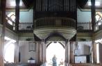 Sob o belo órgão da igreja St. John, no caminho para Bathsheba, na costa atlântica de Barbados Sob o belo órgão da igreja St. John, no caminho para Bathsheba, na costa atlântica de Barbados