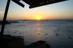 Sol se pondo na Baía de Todos os Santos, visto de Pedra Furada, em Salvador - BA