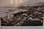 St. Pierre, na Martinica, antes de ser destruída pela erupção de 1902 do vulcão Soufrière
