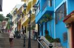 Subindo as escadarias da Penha, em Guayaquil, no Equador