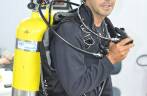 Testando o equipamento,na Acquanauta Testando o equipamento,na Acquanauta