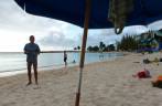 Tranquila tarde de praia em Montego Bay, na Jamaica Tranquila tarde de praia em Montego Bay, na Jamaica