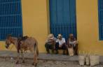 Vida tranquila na cidade histórica de Trinidad, em Cuba