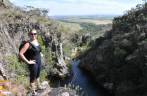 Vista da parte de cima da Cachoeira Águas Claras em Delfinópolis - MG