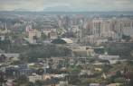 Vista da Torre da Telepar de Curitiba - PR, onde se destaca o Museu do Olho e a Serra do Mar ao fundo Vista da Torre da Telepar de Curitiba - PR, onde se destaca o Museu do Olho e a Serra do Mar ao fundo