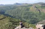Vista de um dos mirantes do Morro do Castelo, no Vale do Pati, na Chapada Diamantina - BA