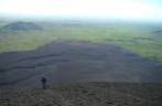 Vista do alto do vulcão Cerro Negro próximo à León, na Nicarágua. Vista do alto do vulcão Cerro Negro próximo à León, na Nicarágua.