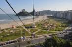 Visão do bondinho de São Vicente - SP