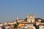 Visão do centro histórico de Ouro Preto - MG