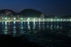 Visão noturna de Copacabana, no Rio de Janeiro - RJ