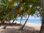 A bela praia Les Salines, em Sainte Anne, no sul de Martinica