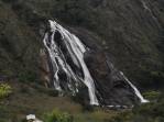 Cachoeira da Fumaça vista de longe, no parque estadual em Ibitirama - ES
