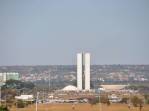 Congresso Nacional visto da torre de TV em Brasília - DF