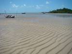 Maré baixa em Moreré, na Ilha de Boipeba - BA