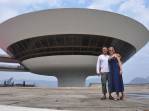O MAC, arquitetura de Niemeyer, em Niterói - RJ