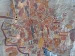 Pinturas rupestres no 'Painel', no Parque Nacional Cavernas do Peruaçu, próximo à Januária - MG