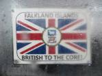 Propaganda pró-britânica em Port Stanley, a capital de Falkland