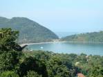 Vista da Praia do Lázaro em Ubatuba - SP