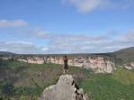 Vista do Vale do Pati do alto do Morro do Castelo, na Chapada Diamantina - BA
