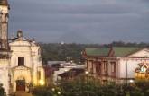 A bela cidade de León vista do alto do Museu dos Revolucionários, na Nicarágua