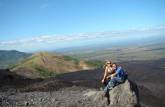 A bela paisagem ao redor do vulcão Cerro Negro, próximo à León, na Nicarágua.