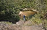 A parte de cima da Cachoeira de Santo Isidro, no Parque Nacional da Serra da Bocaina - SP