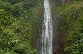 Caminhada até os Chutes du Carbet, no Parque Nacional em Basse Terre, em Guadalupe, no Caribe
