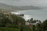 Chegando à Bathsheba, na costa leste de Barbados