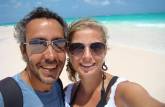 Felizes na praia - Harbour Island - Bahamas