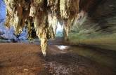 Formação na Caverna Janelão, no Parque Nacional Cavernas do Peruaçu, próximo à Januária - MG