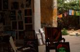 Interior de galeria de arte em Trinidad - Cuba