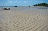 Maré baixa em Moreré, na Ilha de Boipeba - BA