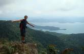 No alto do Pico do Papagaio, na Ilha Grande - RJ