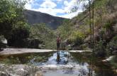 No caminho para a Cachoeira Congonhas, no Parque Estadual da Serra do Intendente, em Tabuleiro - MG