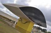 O famoso 'Olho', no museu Oscar Niemeyer, em Curitiba - PR