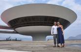 O MAC, arquitetura de Niemeyer, em Niterói - RJ