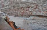 Viajando nas pinturas rupestres na Serra da Capivara, próximo à São Raimundo Nonato - PI