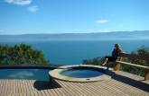 Vista da casa do Dudu e Celina em Ilha Bela - SP