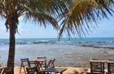 Vista do Bar do Souza, na Praia do Forte - BA