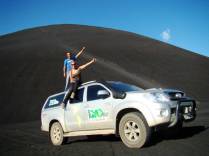 1000dias no Cerro Negro próximo, à León, na Nicarágua.