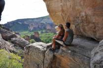 A famosa Pedra Furada, na Serra da Capivara, próximo à São Raimundo Nonato - PI