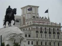 A Plaza San Martin, em Lima, capital do Peru