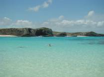 A água do mar é um convite, em Middle Caicos