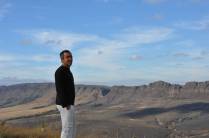 Admirando o Caminho do Céu, próximo à Delfinópolis na região da Serra da Canastra - MG