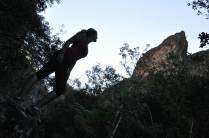 As altas paredes do Canyon do Peixe Tolo, na Serra do Intendente, em Tabuleiro - MG