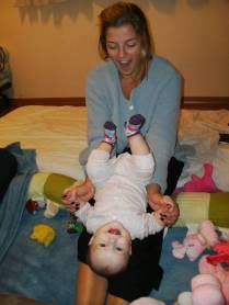 Brincando com a sobrinha, em Curitiba - PR