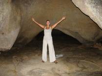 Celebrando o reveillon no Lajedo do Pai Mateus, bem abaixo da Pedra do Capacete, em Cabaceiras - PB