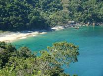 Chegando à Praia das Anchovas em Ilha Bela - SP